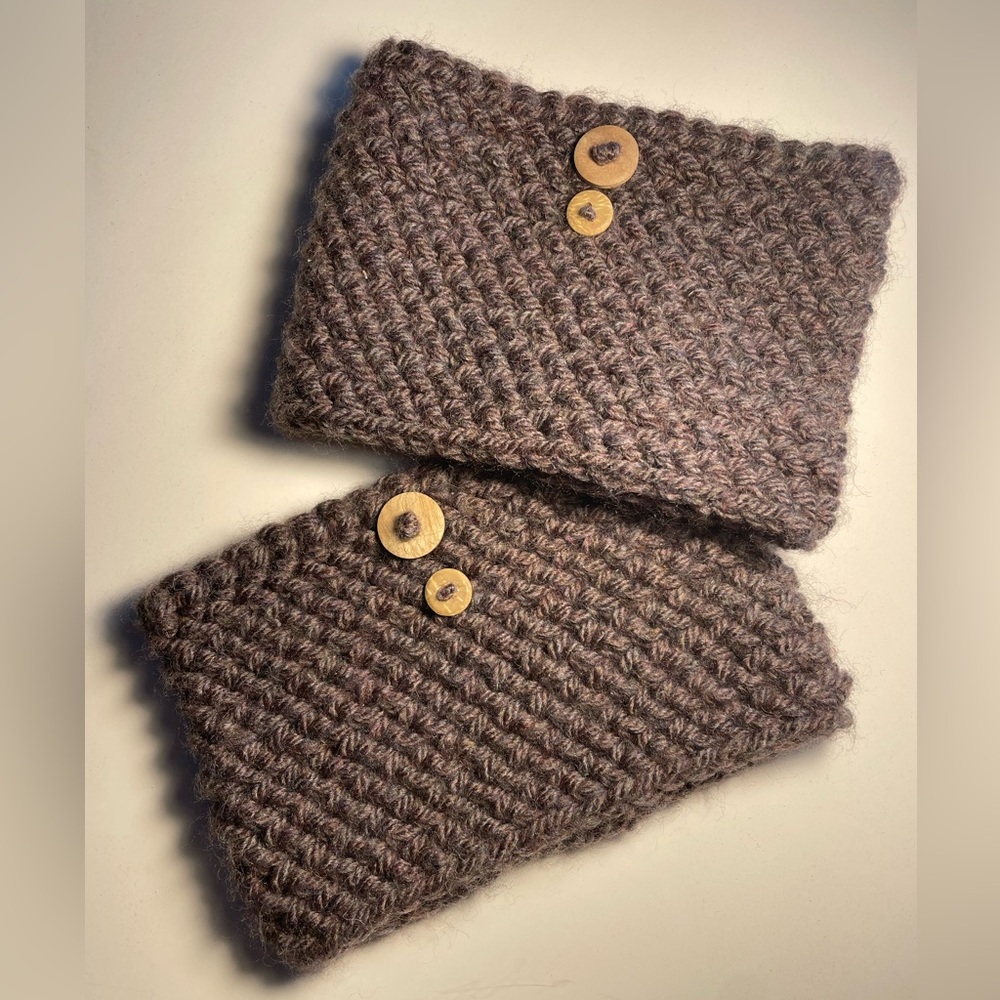 Soft hand-knitted Boot Toppers! These enhance any outfit and look fabulous! 💃